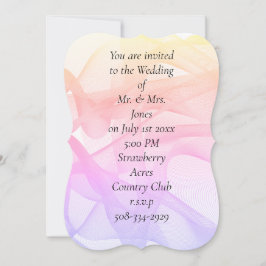 5x7 Invitation Bracket Kaart