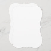 5x7 Invitation Bracket Kaart (Voorkant / Achterkant)