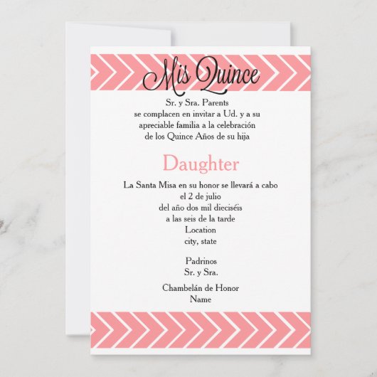 5x7 invitation - coing de mis - personnalisation (Devant)