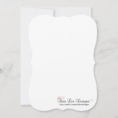 5x7 Invitation d'anniversaire Boho Llama Cactus bo (Dos)