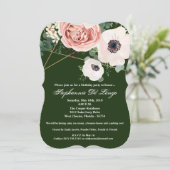 5x7 Invitation d'anniversaire Chasseur de jardin g (Debout devant)