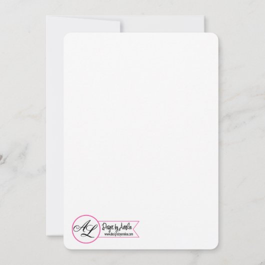 5x7 Invitation d'anniversaire Mariage campagnard d (Dos)