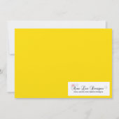 5x7 Invitation d'anniversaire Masquerade Quinceane (Dos)