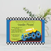 5x7 invitation de fête d'anniversaire de camion du (Debout devant)