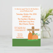 5x7 Invitation de fête d'Halloween (Debout devant)