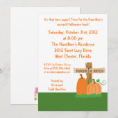 5x7 Invitation de fête d'Halloween (Devant / Derrière)