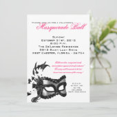 5x7 Invitation Masquerade Ball (Debout devant)