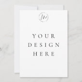 5x7 Invitation personnalisée (Devant)