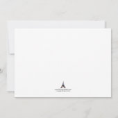 5x7 Invitations de douches pour bébé rose et vert (Dos)