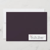5x7 Jaune Masquerade Sweet 16 Invitation Anniversa (Dos)