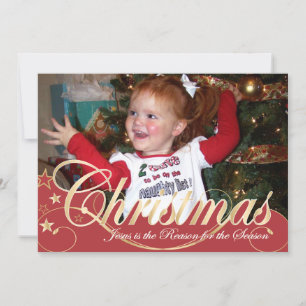 5x7 kerstfotokaart feestdagenkaart