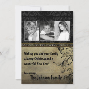 5x7 Kerstmis XMAS Happy Holiday PHOTO Card Feestdagenkaart