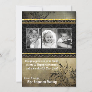 5x7 Kerstmis XMAS Happy Holiday PHOTO Card Feestdagenkaart