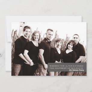 5x7 Kerstmis XMAS Happy Holiday PHOTO Card Feestdagenkaart