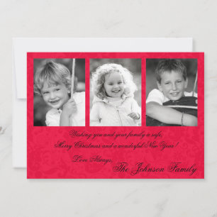5x7 Kerstmis XMAS Happy Holiday PHOTO Card Feestdagenkaart