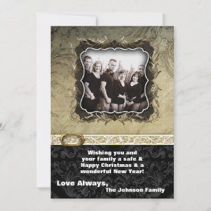 5x7 Kerstmis XMAS Happy Holiday PHOTO Card Feestdagenkaart