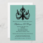 5x7 kroonluier zoet 16 Birthday Deel Uitnodiging (Voorkant / Achterkant)