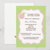 5x7 Light Green Lady Bug Anniversaire Invitation d (Devant / Derrière)