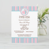 5x7 Light Rose Bumble Bee Anniversaire Invitation  (Debout devant)