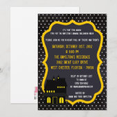 5x7 Maison hantée Halloween Invitation de fête d'H (Devant / Derrière)