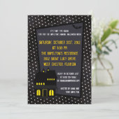 5x7 Maison hantée Halloween Invitation de fête d'H (Debout devant)