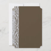 5x7 Mason Jar Rose Faire-part de mariage rustique (Dos)