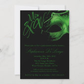 5x7 Masquerade Masker 15 Quinceanera Ball Invitati Kaart (Voorkant)