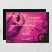 5x7 Masquerade Quinceanera Birthday Uitnodiging (Voorkant / Achterkant)