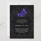 5x7 Masquerade Quinceanera Invitation Anniversaire (Devant)