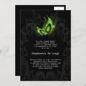 5x7 Masquerade Quinceanera Invitation Anniversaire (Devant / Derrière)