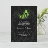 5x7 Masquerade Quinceanera Invitation Anniversaire (Debout devant)