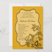 5x7 Masquerade Quinceanera Invitation Anniversaire (Devant)