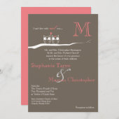 5x7 met Owl You Woodland Hoot Weduwen Uitnodiging (Voorkant / Achterkant)