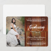 5x7 Métal corrégé rouillé Faire-part supérieur (Devant / Derrière)