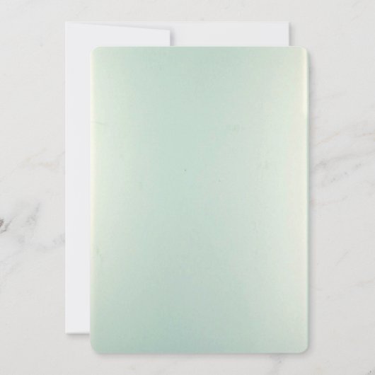 5x7 Miroir en verre dépoli Faire-part de mariage m (Dos)