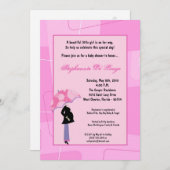 5x7 Moderne Mod Mam Shopping Baby shower Uitnodigi Kaart (Voorkant / Achterkant)