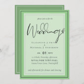 5x7 Moderne Script Overlay Budget Trouwkaarten (Voorkant / Achterkant)