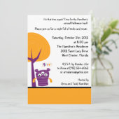 5x7 Monster Bash Halloween Party Invitation (Debout devant)
