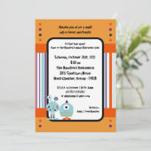5x7 Monster Bash Halloween Party Invitation (Debout devant)