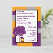 5x7 Monster Bash Halloween Party Invitation (Debout devant)