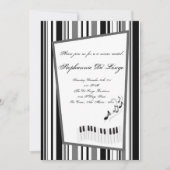 5x7 Music Notes Invitation (Devant)