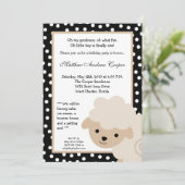 5x7 Neutral Farm Sheep Invitation à la fête d'anni (Debout devant)