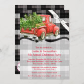 5x7 Noël Invitation XMAS Camion de Noël Buen (Devant / Derrière)