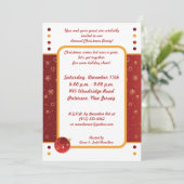5x7 Noël Ornements fêtes Invitation (Debout devant)