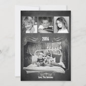 5x7 Noël XMAS Chalk Board Carte photo enseignant (Devant)