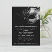 5x7 Noël XMAS Invitation Masquerade Ball Mask (Debout devant)
