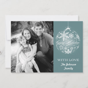 5x7 Noël XMAS Joyeux Carte photo de vacances