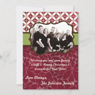 5x7 Noël XMAS Joyeux Carte photo de vacances