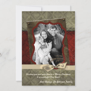 5x7 Noël XMAS Joyeux Carte photo de vacances