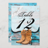 5x7 Numéro de tableau Carte Botte de porte en bois (Devant / Derrière)